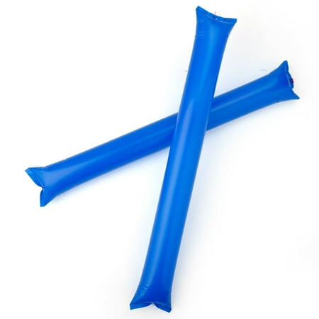 GOGO Bam Bam Thunder Sticks, Cheerleading Outfit, Inflatable Noisemakers (Price / 50 Pairs)-Blue