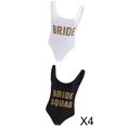 thumbnail image 1 of Trajes de baño de moda para mujer, estampados de letras, Bikini para mujer, traje de baño de secado rápido para vacaciones M Blanco L Negro Macarena Bañador Mujer, 1 of 8