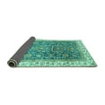 thumbnail image 2 of Ahgly Company Indoor Rectangle Oriental Turquoise Blue Traditional Area Rugs, 3' x 5', 2 of 4