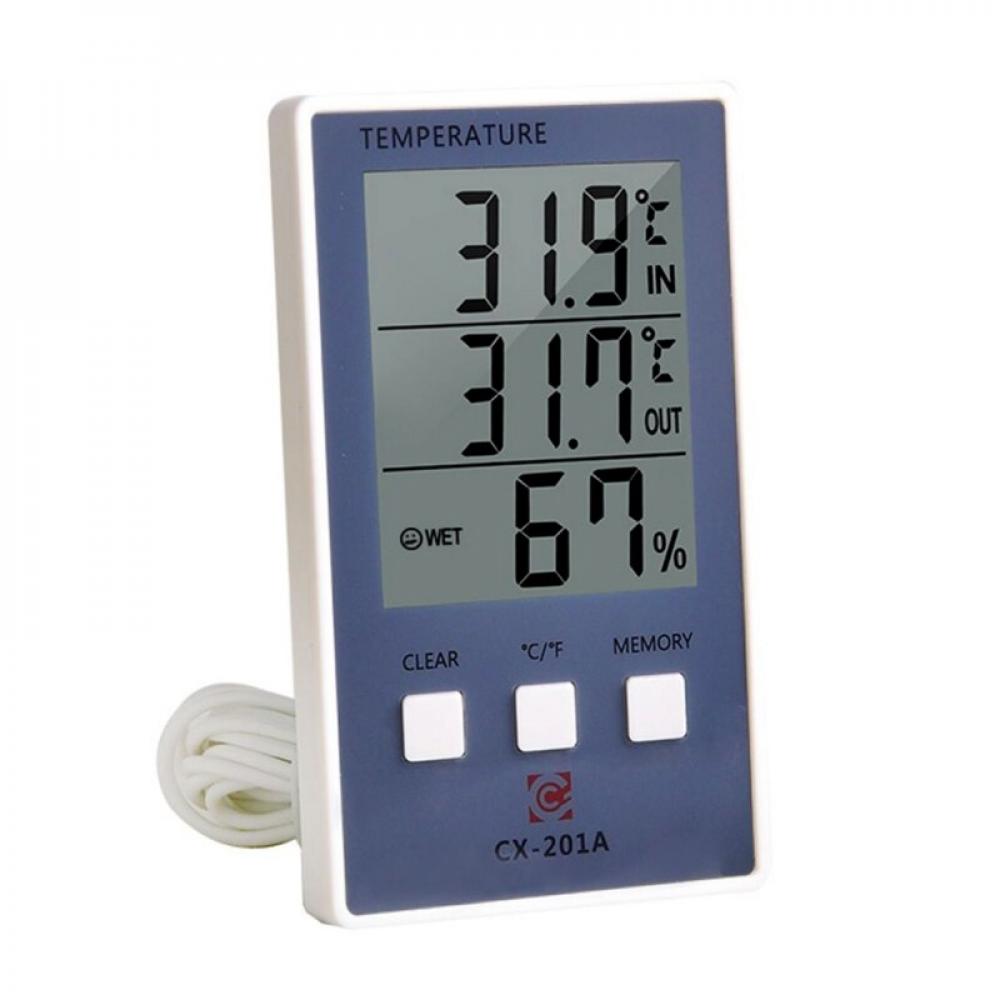 Digital LCD Display Out//Indoor Thermometer Hygrometer Temperature Humidity Meter