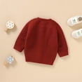 thumbnail image 2 of adviicd Baby Girl Sweaters 6-12 Months Baby Girl Boy Knit Cardigan Sweater Warm Pullover Tops Girls Sweatshirt 4t, 2 of 5