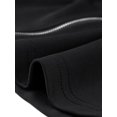thumbnail image 5 of INSPIRE CHIC Women's High Waisted Brace Skirts A-Line Zipper Suspender Skirt Black XS, 5 of 5