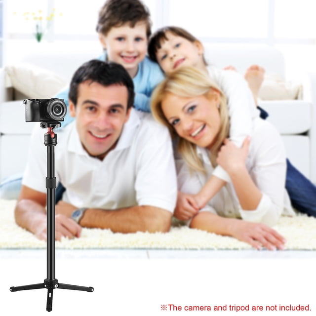 Polo De Extensión De La Varilla De Extensión Del Trípode Del Trípode Con Trípode Con La Longitud Ajustable Del Tornillo De 1/4 Pulgadas 33 ~ 60 Cm Para La Fotografía De La