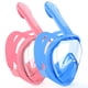 thumbnail image 1 of Máscara de esnórquel Hydiview Kids de 2 a 14 años, antivaho, antifugas, azul y rosa, 1 of 7