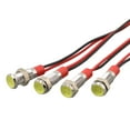 thumbnail image 7 of 4X Universal Motorcycle Mini Signal Rear Tail License Plate Amber LED Light Bulb, 7 of 7