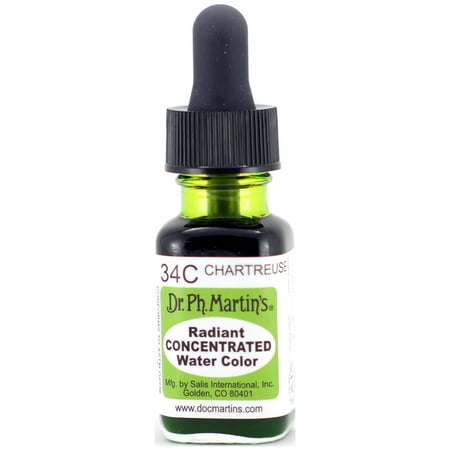 UPC: 0090385434101 | Dr. Ph. Martin s Radiant Concentrated Water Color  0.5 oz  Chartreuse (34C)