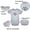 Gray, variant on iDzn Pack of 2, My 1st st. Patrick's Day & They See Me Strolli' They Hatin Funny Rompers For Babies, Newborn Baby Unisex Bodysuits, Infant Jumpsuits, Toddler 0-24 Months Kids One-Piece Oufits