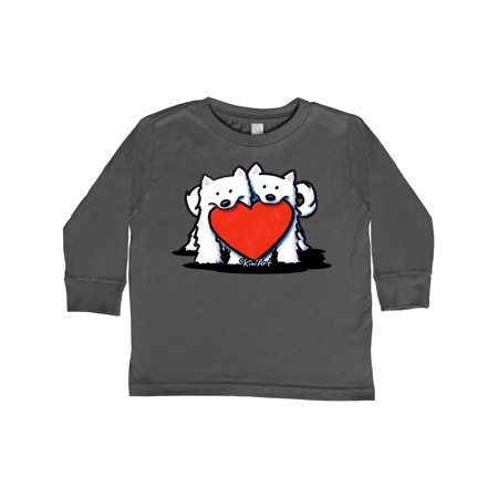 

Inktastic Sams With Heart (for darks) Gift Toddler Boy or Toddler Girl Long Sleeve T-Shirt