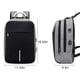 thumbnail image 3 of Backpack travel flight 15.6 laptop, fits 15.6 inch, USB charging port, lightweight foldable, durable polyester, for office use, laptop bag, travel gear, business backpack, portable storage,, 3 of 9