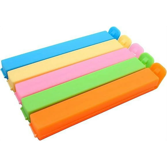 XmhyTop 20 pinzas para sellar alimentos para cocina, 11 cm (colores aleatorios)