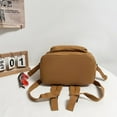 thumbnail image 4 of kurtrusly Canvas Backpack Bags Organizer Large Capacity Daypack Retro Schoolbag Causal Shopping Handbag Rucksack Tote Shoulder Bag Khaki, 4 of 9