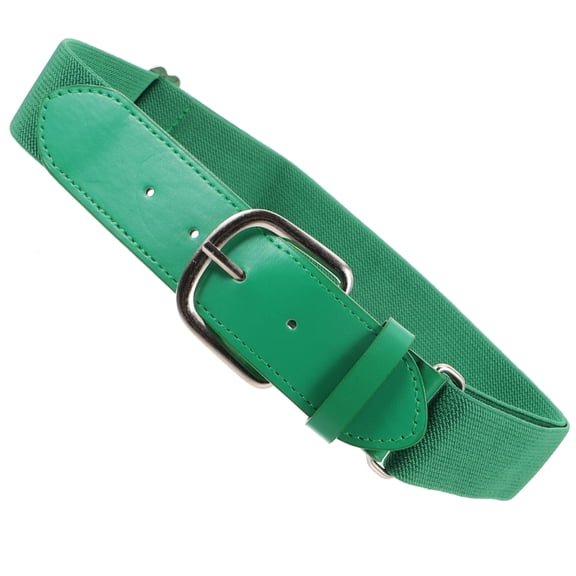 Supvox Dark Green Baseball Belt with Stretch Elastic Fabric for Comfortable Fit in Outdoor Sports Activities