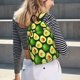 thumbnail image 4 of Disketp Avocado Mochila de Lona Estampada, Mochila Escolar de Viaje Ligera para Estudiantes y Portátil-Small, 4 of 4