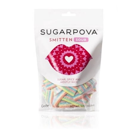 Sugarpova Smitten Sour Belts Candy 5 Ounce Bags, (Pack of ...