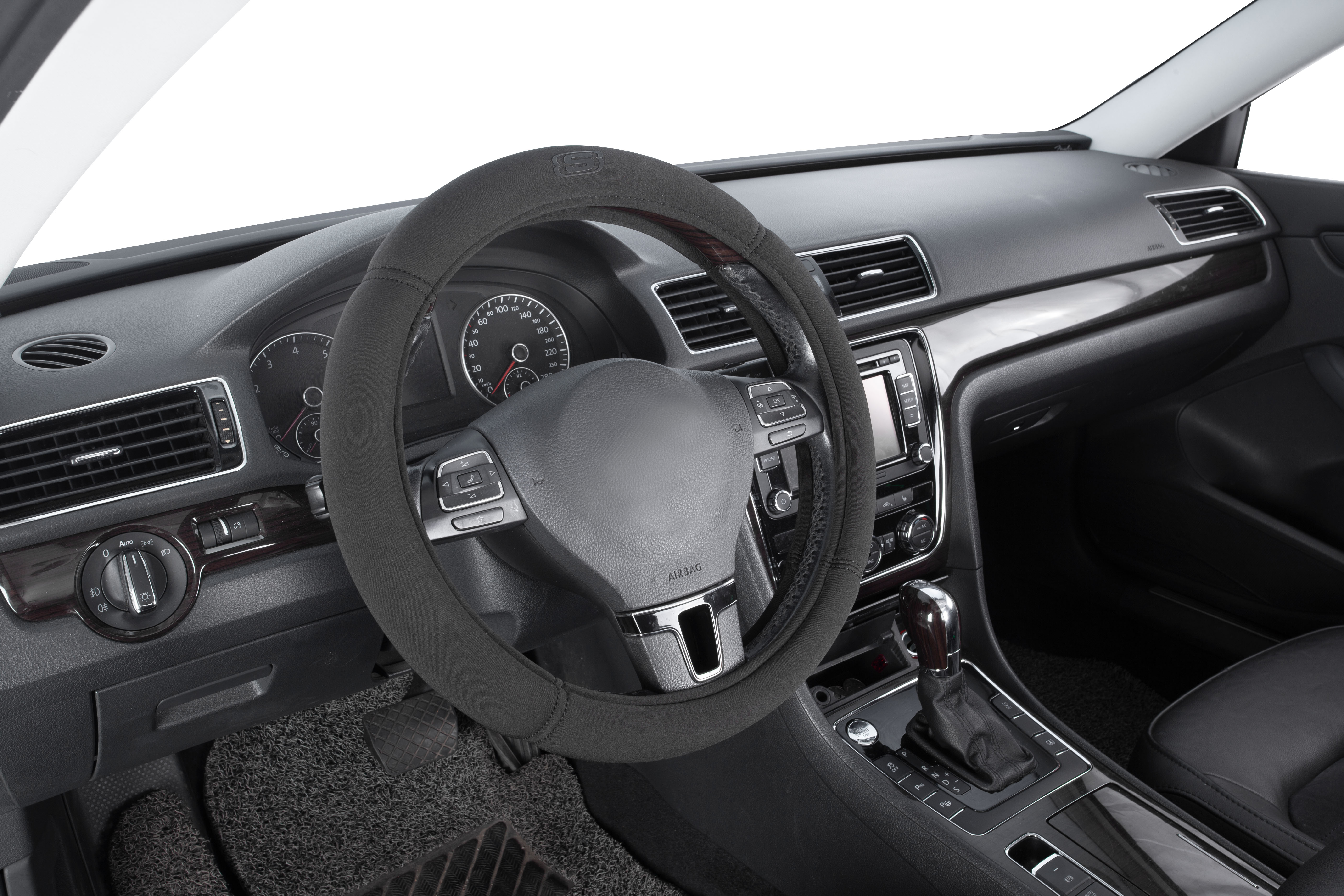 Skechers Memory Foam Steering Wheel Cover, Black photo 2