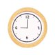 thumbnail image 1 of Reloj de madera en miniatura para casa de muñecas a escala 1:12, accesorio para sala de estar, juguete para niños Amarillo, 1 of 9