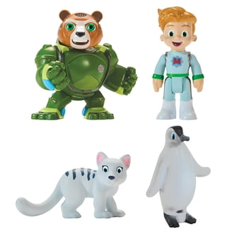 SPY NINJAS 4-FIGUUR PACK voor kinderen van 6 (PZ2/CHAD/REGINA/PZ SQUIRE) (41130CO