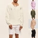 thumbnail image 5 of Mens Casual Large Size Crew Neck Long Sleeve Knit Jumper Pullover Sweater Tops, 5 of 6