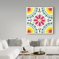 thumbnail image 3 of Trademark Fine Art 'Floral Fiesta White Tile X' Canvas Art by Laura Marshall, 3 of 3