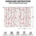 thumbnail image 2 of Pink Branches Curtains-blackout Curtains Bedroom Decor Living Room Darkening Grommet Window Drapes 2 Panels Set 41"x63", 2 of 2