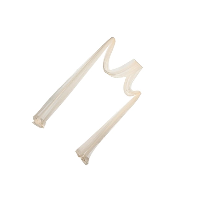 Langgg Wedding Arch Chiffon Drape Drapery for Holiday Ceremony Reception Engagement Beige White 600x76cm
