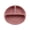 Brick Red, variant on Homeer Baby Plate Suction Bowls Baby Plates with Suction Divided Design Baby Plate Silicone 3 Grids Toddler Suction Plate Infant Feeding Supplies