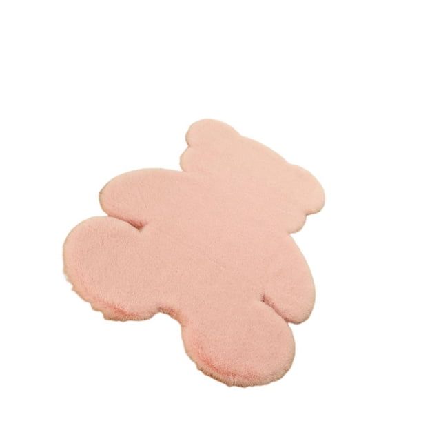 Wosthever Alfombra de poliéster con dibujos de animales para dormitorio Conjuntos de muebles de sala de estar Rosa 60x80cm Wosthever HA071713-11