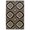 Green, variant on Crawford Modern Medallion Indoor Area Rug by Blue Nile Nills - 2' x 3', Black