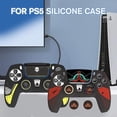 thumbnail image 2 of Funda de silicona para PS5 con temática de juego y mango protector de silicona, 2 of 7