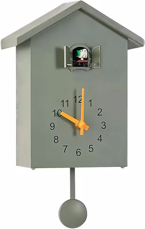 thumbnail image 1 of Reloj de cuco estilo Chalet, de diseño moderno reloj de pared, decoración del hogar, accesorios de oficina, decoración del dormitorio, 1 of 4