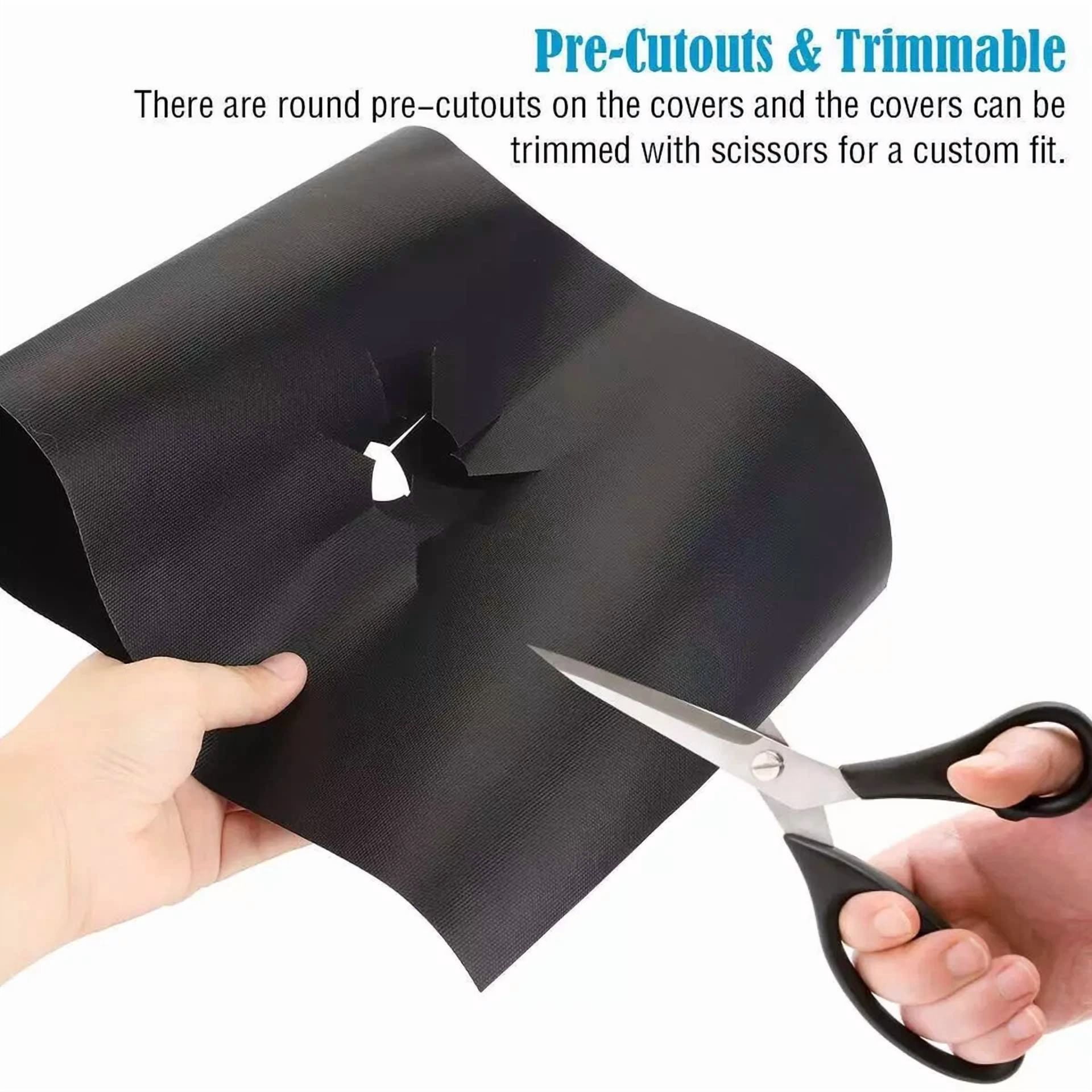 3Pcs Washable Stove Protector Stove Burner Covers For Gas Stove Top Non-Stick