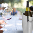 thumbnail image 4 of Nambe Spiral 8.5" H Wine Chiller, Tabletop Metal Wine Cooler Bucket, Insulated, 4 of 7
