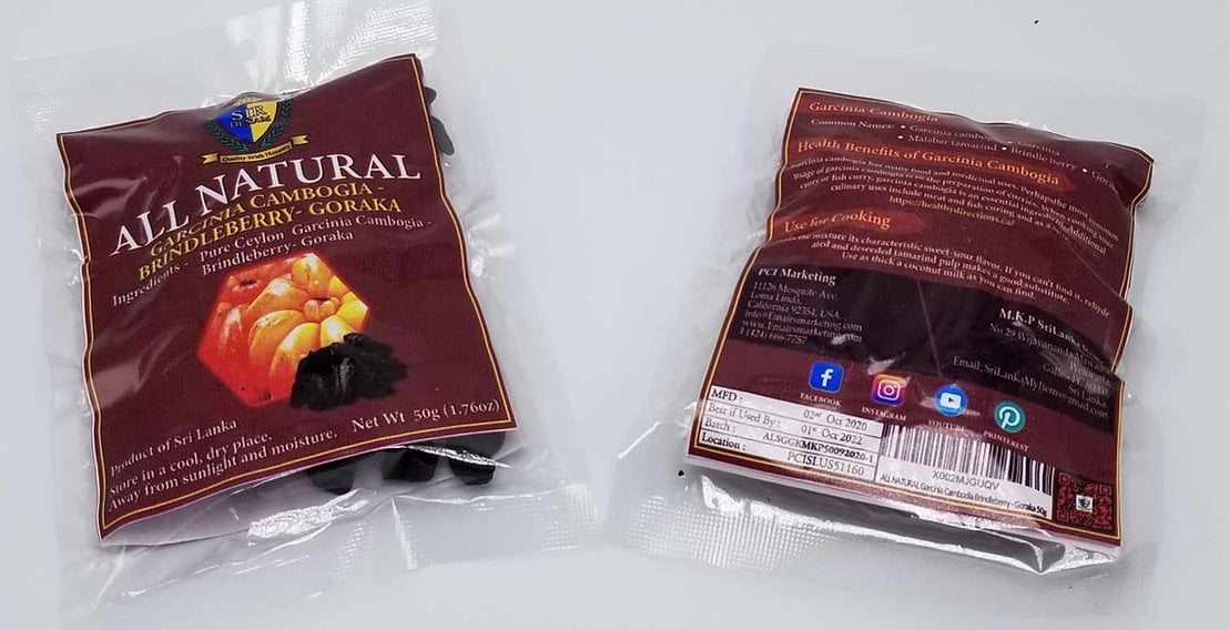 All Natural Garcinia Cambogia(GORAKA) 50g