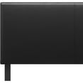 thumbnail image 3 of Furinno Pessac Upholstered Bed Frame, Black PU Leather, King, 3 of 10