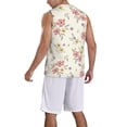 thumbnail image 2 of Sikiie Floral Basketball Jersey Reversible Men's Mesh Athletic Sports Shirts Training Practice S-4XL4X-Large, 2 of 6