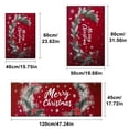 thumbnail image 4 of YIMEIS Merry Christmas Wishes Kitchen Mat Washable Non-Skid Absorbent Runner Rugs (16''24''/20''32''/47''18'') - 1/2/3 Pcs Recommended for Kitchen Sink Front/Floor, Suitable for All Age Groups, 4 of 10