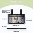 thumbnail image 7 of COEQINE Snow Wolf Wheelchair Armrest Side Hanging Storage Bag Wheelchair Side Bags for The Armrest Wheelchair Side Organizer Storage Bag Wheelchair Carrier Bag & Case for Seniors, 7 of 7