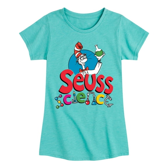 The Cat in the Hat - Seuss Science - Toddler And Youth Girls Short Sleeve Graphic T-Shirt