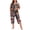 Black-Red-Floral, variant on Plus Size Women Pajamas Set V Neck Short Sleeve Tops and Capris with Pockers Two Piece Lounge Sets Summer Oufits sleepwear