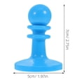 thumbnail image 2 of SOPOTUTU 8Pcs Protective Anti-Thunder Cap for Tent Poles Blue Enhances Canopy Support, 2 of 8