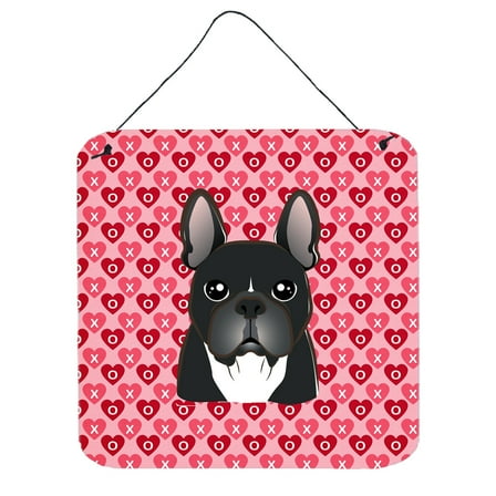 Carolines Treasures BB5297DS66 French Bulldog Wall or Door Hanging Prints 6HX6W multicolor