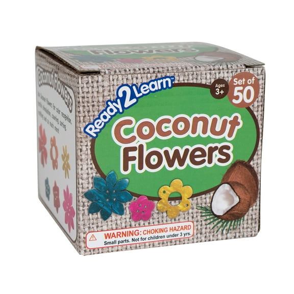 READY 2 LEARN Coconut Flowers, Set of 50