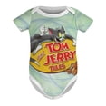 thumbnail image 6 of Tom And Jerry Baby Boy Girl Short Sleeve Rompers Bodysuit One Piece Jumpsuit Summer Outfit, 6 of 8