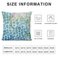 thumbnail image 5 of ONETECH Printed Rain Drops Decorative Square  Throw Pillow Cover - Home Decor for Couch, Sofa, Blue, 5 of 5