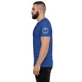 thumbnail image 3 of MATTHEW 6:33 Fitted men T-shirt (Royal Blue, XL), 3 of 6