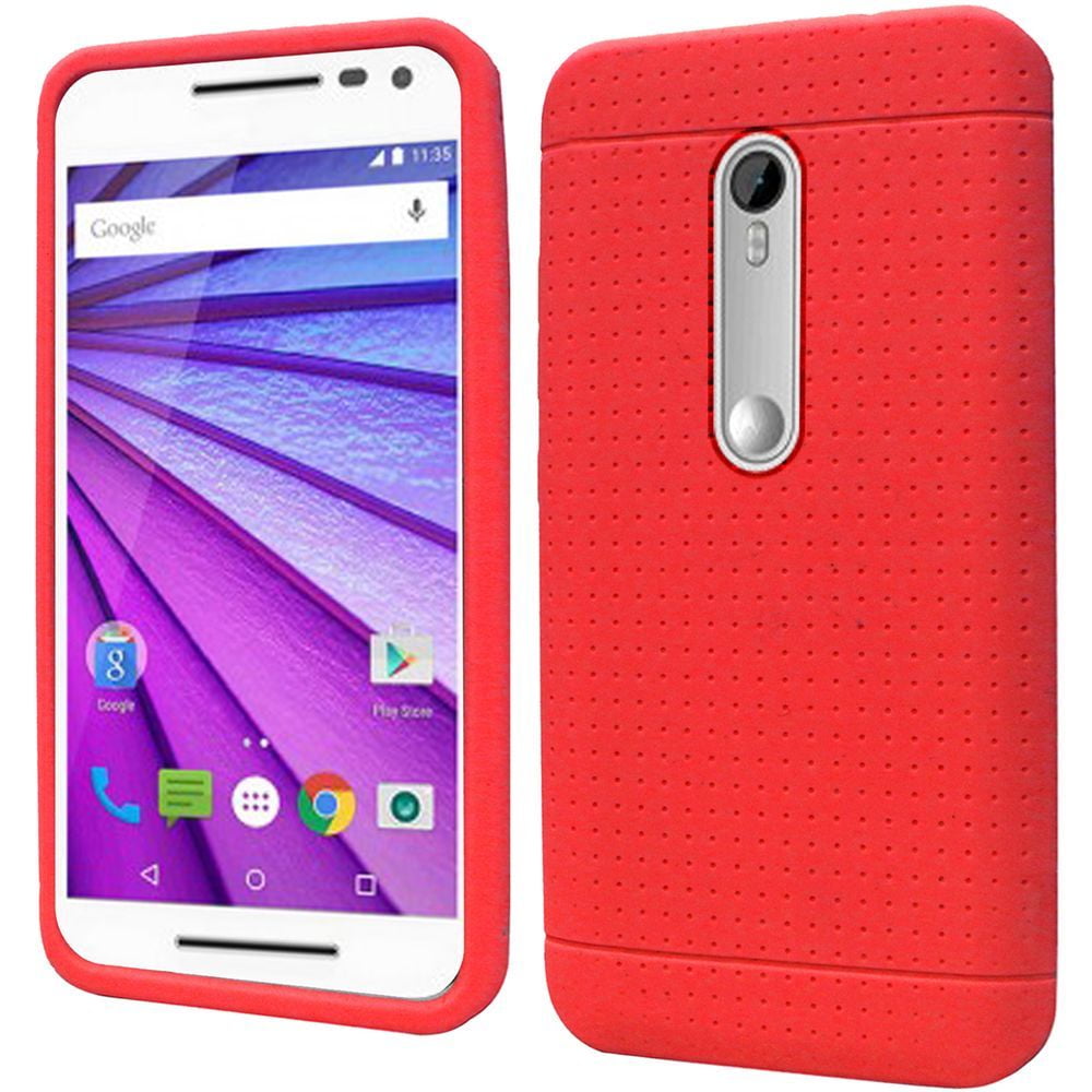 Motorola Moto G 2015 3rd gen XT1540 XT1548 Rugged - Red - Walmart.com