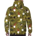 thumbnail image 7 of Pofeuu Gnomes Playing in the Garden Print Mens Casual Hooded Collar Drawstring Hoodies Pullover Sweatshirts Casual Long Sleeve Shirts-3X-Large, 7 of 7