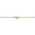 thumbnail image 3 of 10 Karat Yellow Gold Cable Rope Chain 18 Inch Chain .5mm, 3 of 5