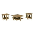 thumbnail image 1 of Ensemble de Tables Basses et d'Appoint Rondes 3 Pcs Dawn Brun Mangue, 1 of 11