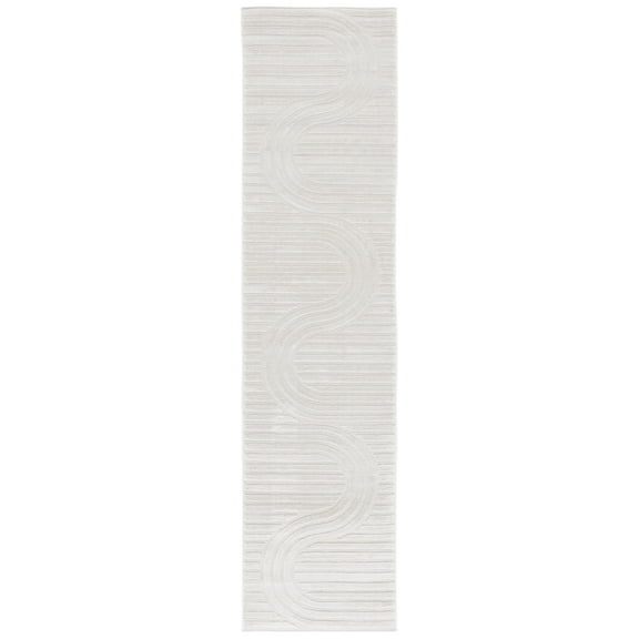 SAFAVIEH Saylor Tangier Geometric Runner Rug, Ivory, 2' x 8'